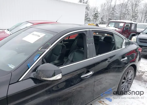 2018 Infiniti Q50 Red Sport 400 из США, поврежденный, VIN JN1FV7AR3JM481764